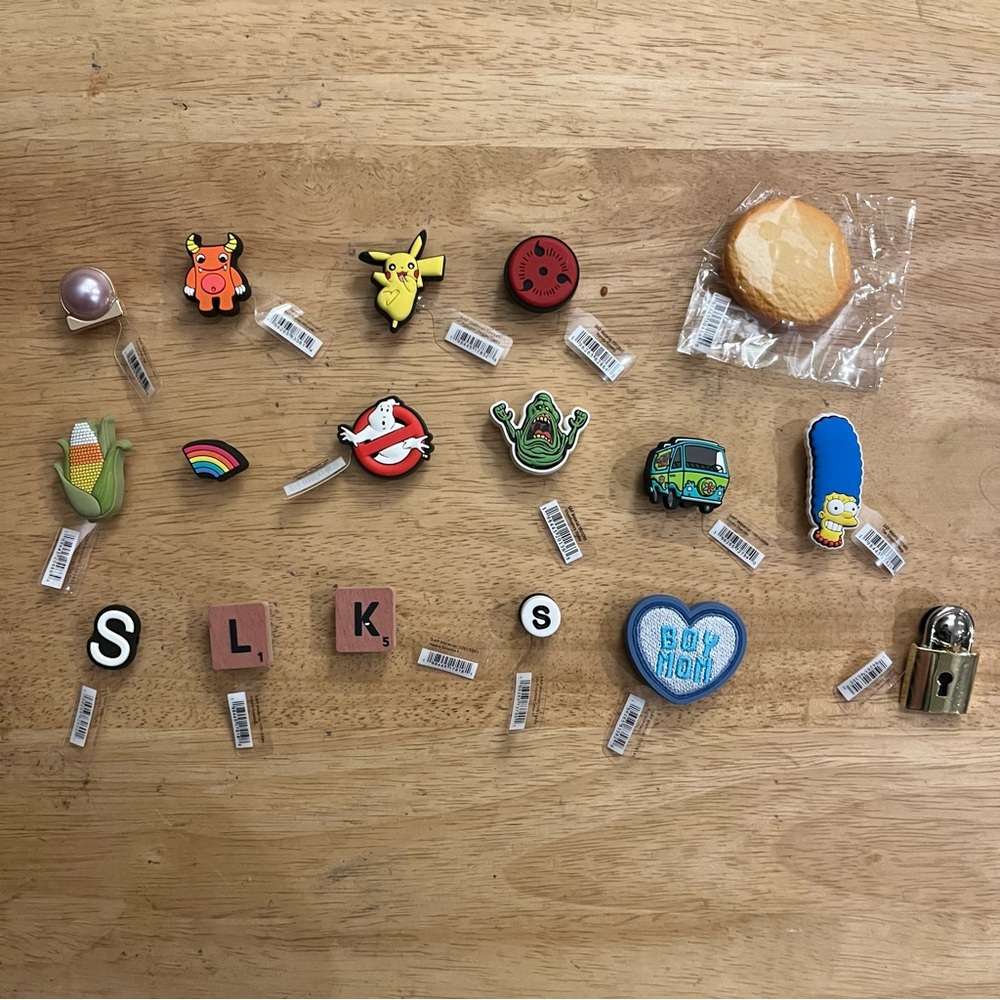 Lot of CROCS Jibbitz Charms - Multicolor